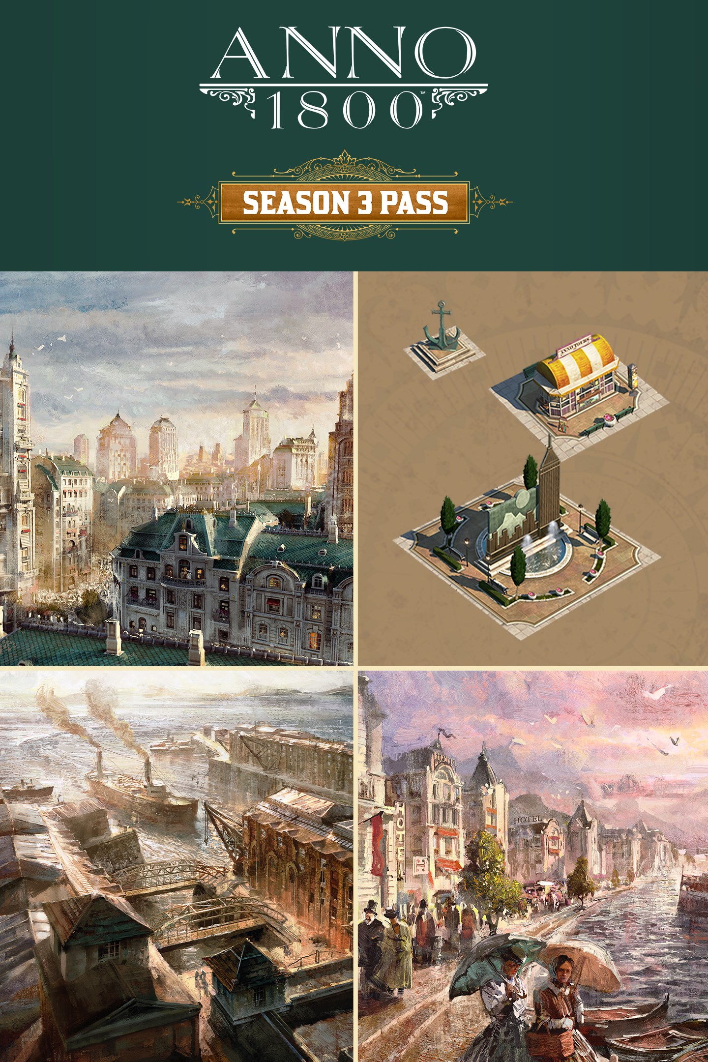 Elektronická licence PC hry Anno 1800 Season Pass 3 uPlay