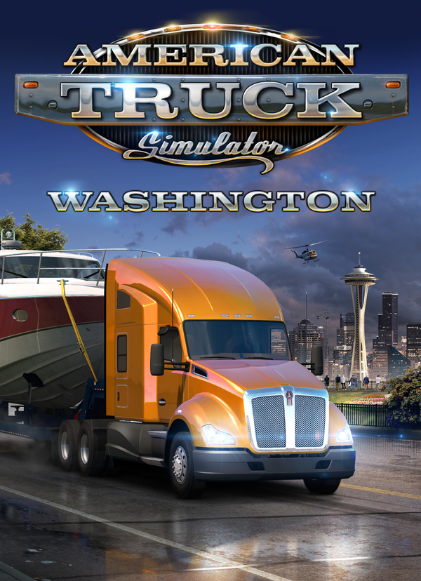 Elektronická licence PC hry American Truck Simulator - Washington STEAM