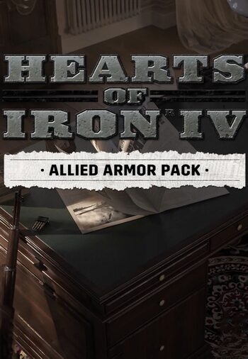 Elektronická licence PC hry Hearts of Iron 4 - Allied Armor Pack