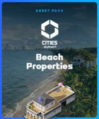 Elektronická licence PC hry Cities: Skylines II - Beach Properties STEAM