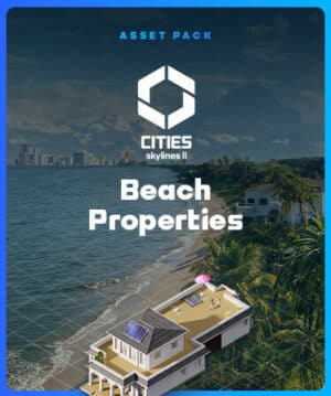 Elektronická licence PC hry Cities: Skylines II - Beach Properties STEAM