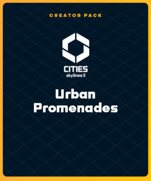 Elektronická licence PC hry Cities: Skylines II - Creator Pack: Urban Promenades STEAM