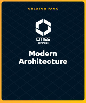 Elektronická licence PC hry Cities: Skylines II - Creator Pack: Modern Architecture STEAM