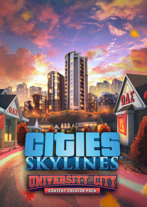 Elektronická licence PC hry Cities: Skylines - Content Creator Pack: University City STEAM