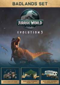 Elektronická licence PC hry Jurassic World Evolution 3: Badlands Set STEAM
